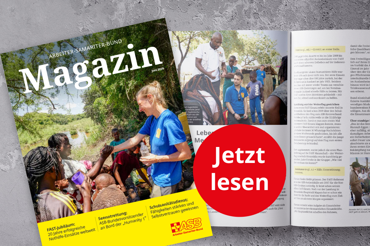 Das aktuelle ASB-Magazin ist erschienen – jetzt online lesen!