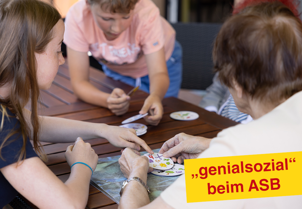 Jugendliche unterstützen ASB-Tagespflege und sammeln für den guten Zweck