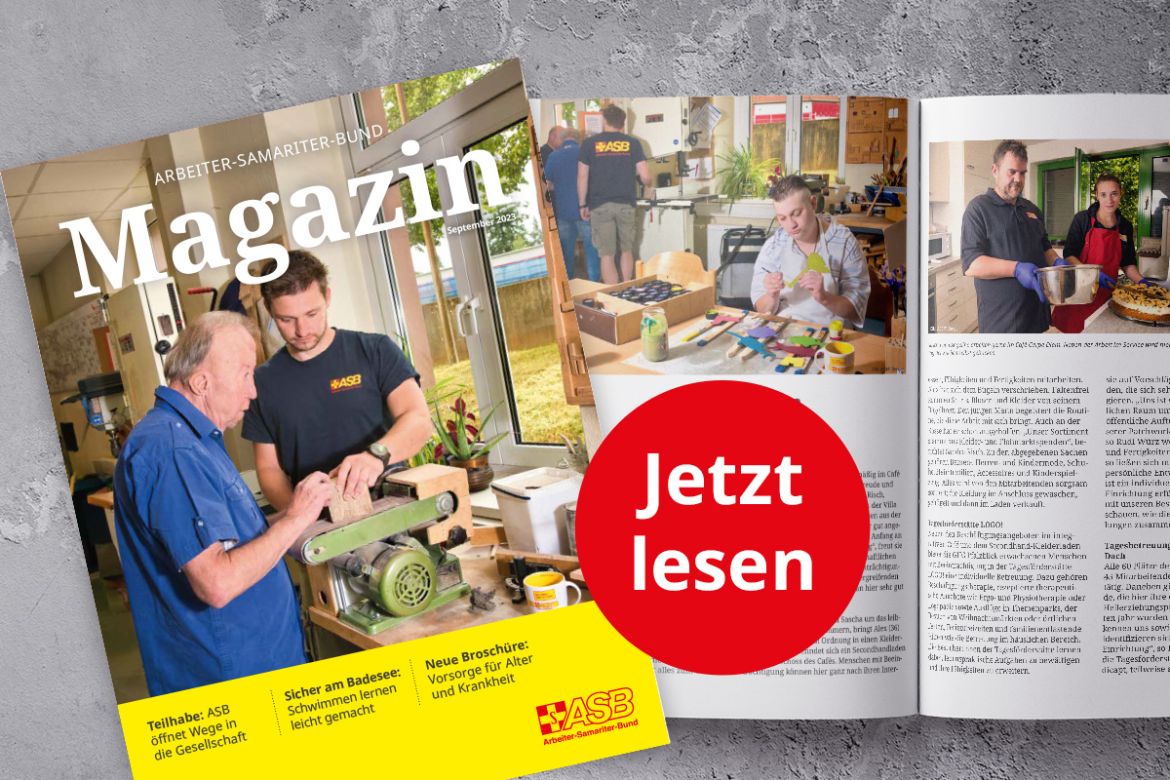 Neu erschienen: ASB-Magazin und Info-Broschüre zu Vorsorge und Betreuung