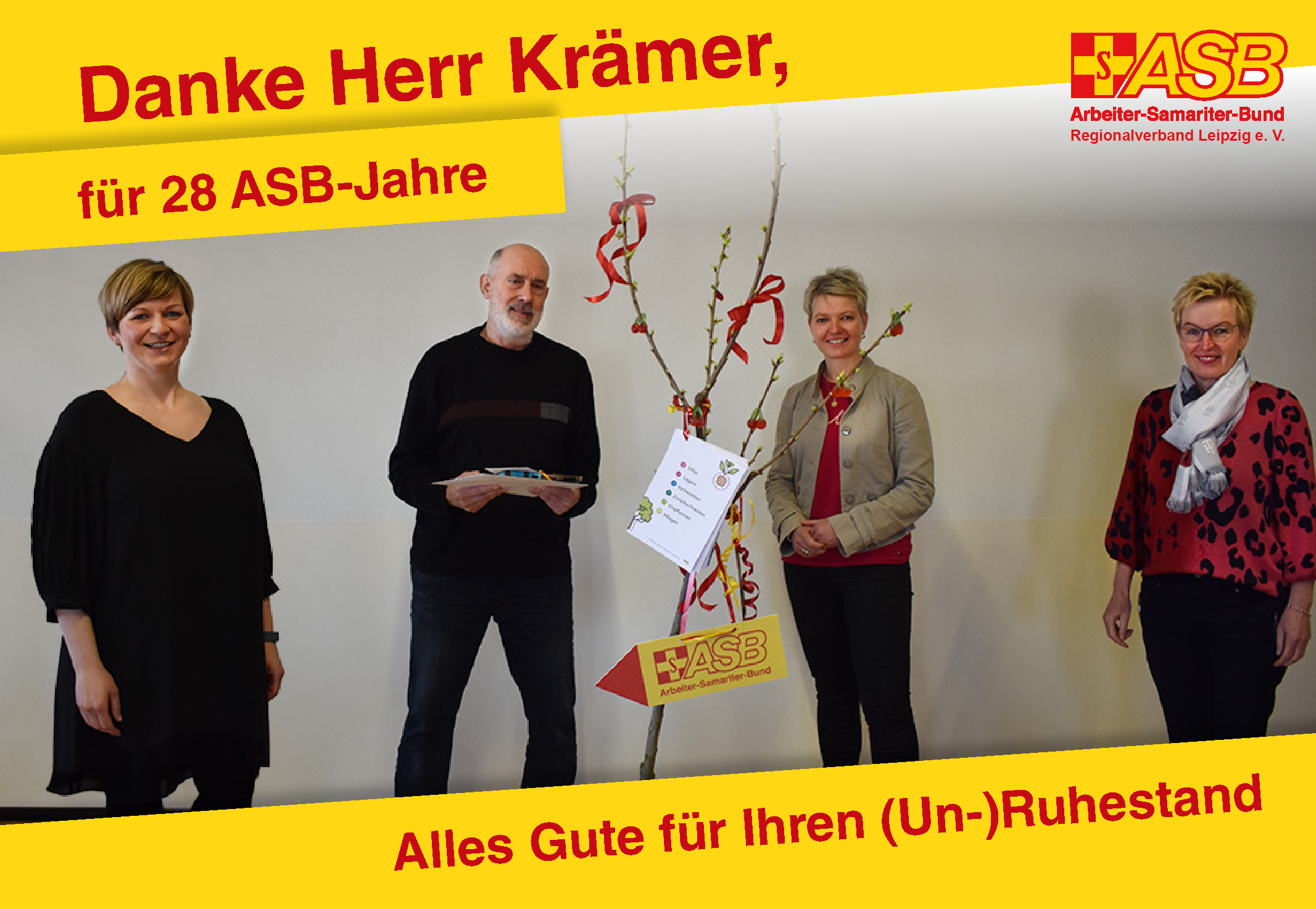 Einrichtungsleiter Matthias Krämer verabschiedet sich nach 28 ASB-Jahren in den Ruhestand