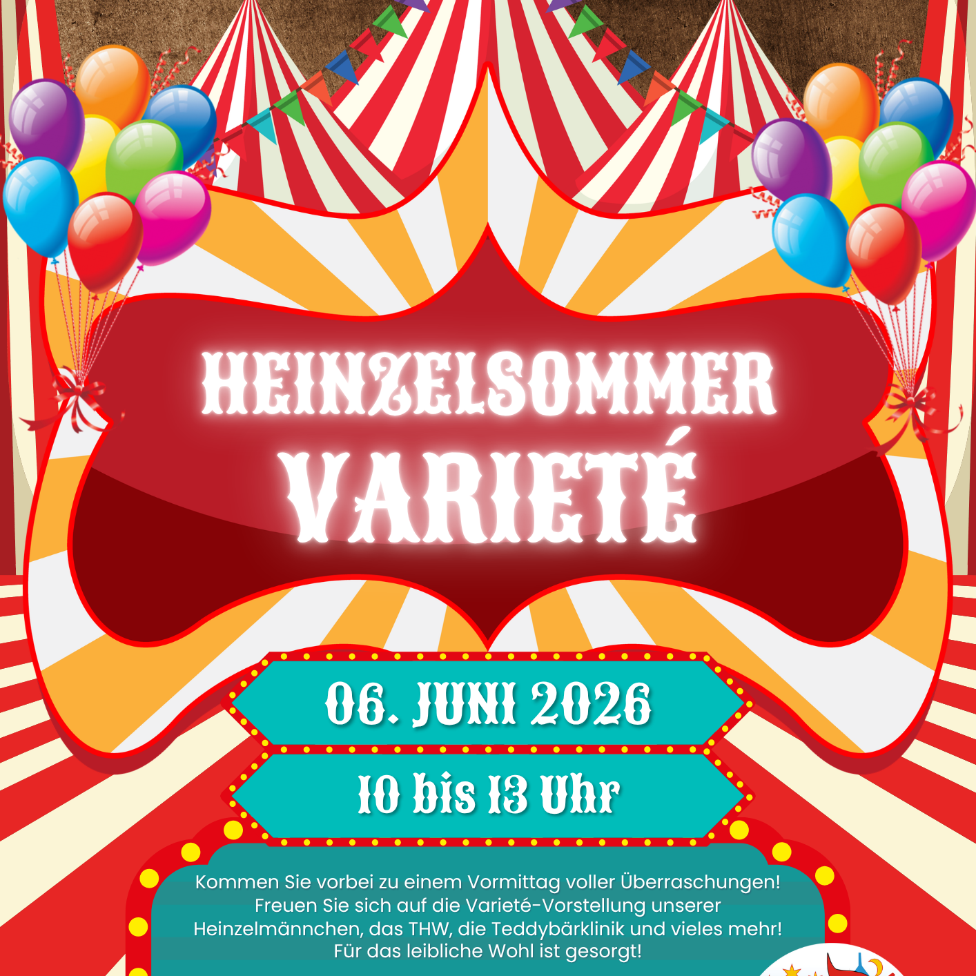 Heinzelsommer-Varieté:  Am 6. Juni 2026 in Eilenburg - das Fest für die ganze Familie