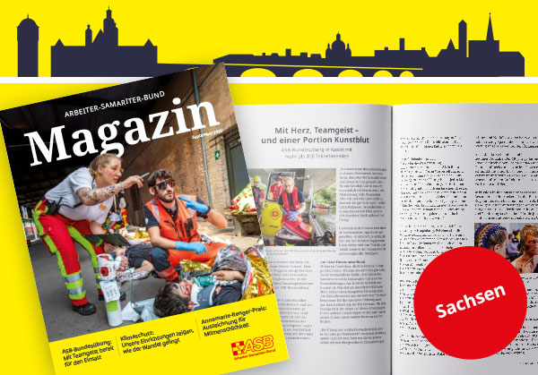 ASB Magazin September: Großübung, Klimaschutz und gelebte Mitmenschlichkeit