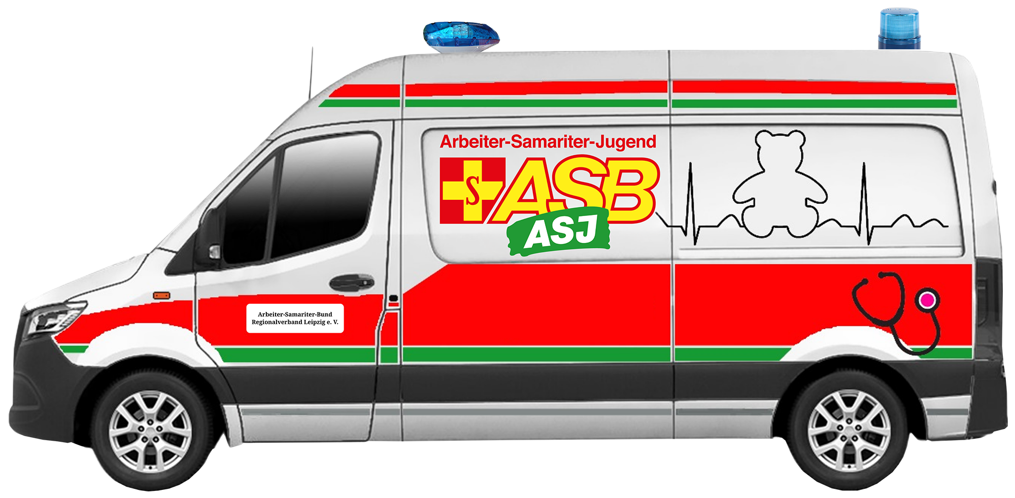 Der Teddy-Rettungswagen braucht Ihre Spende.