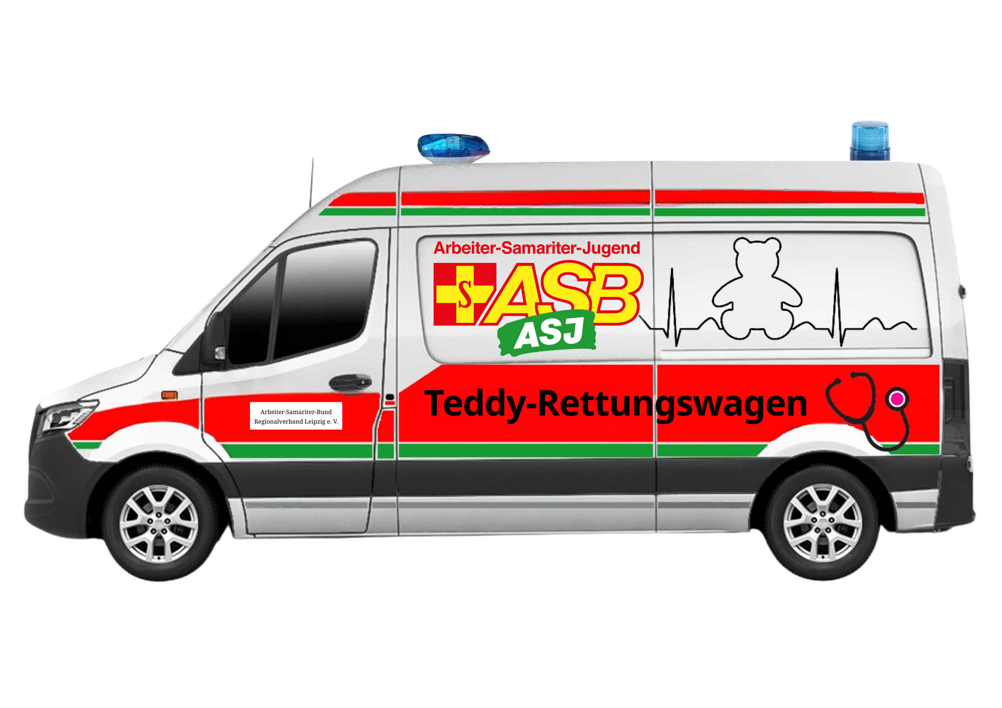 Der Teddy-Rettungswagen braucht Ihre Spende.