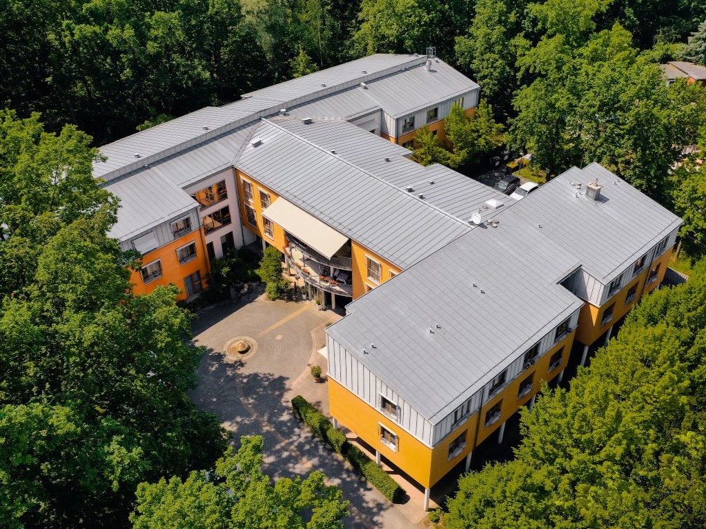 Seniorenheim in Kitzscher von oben