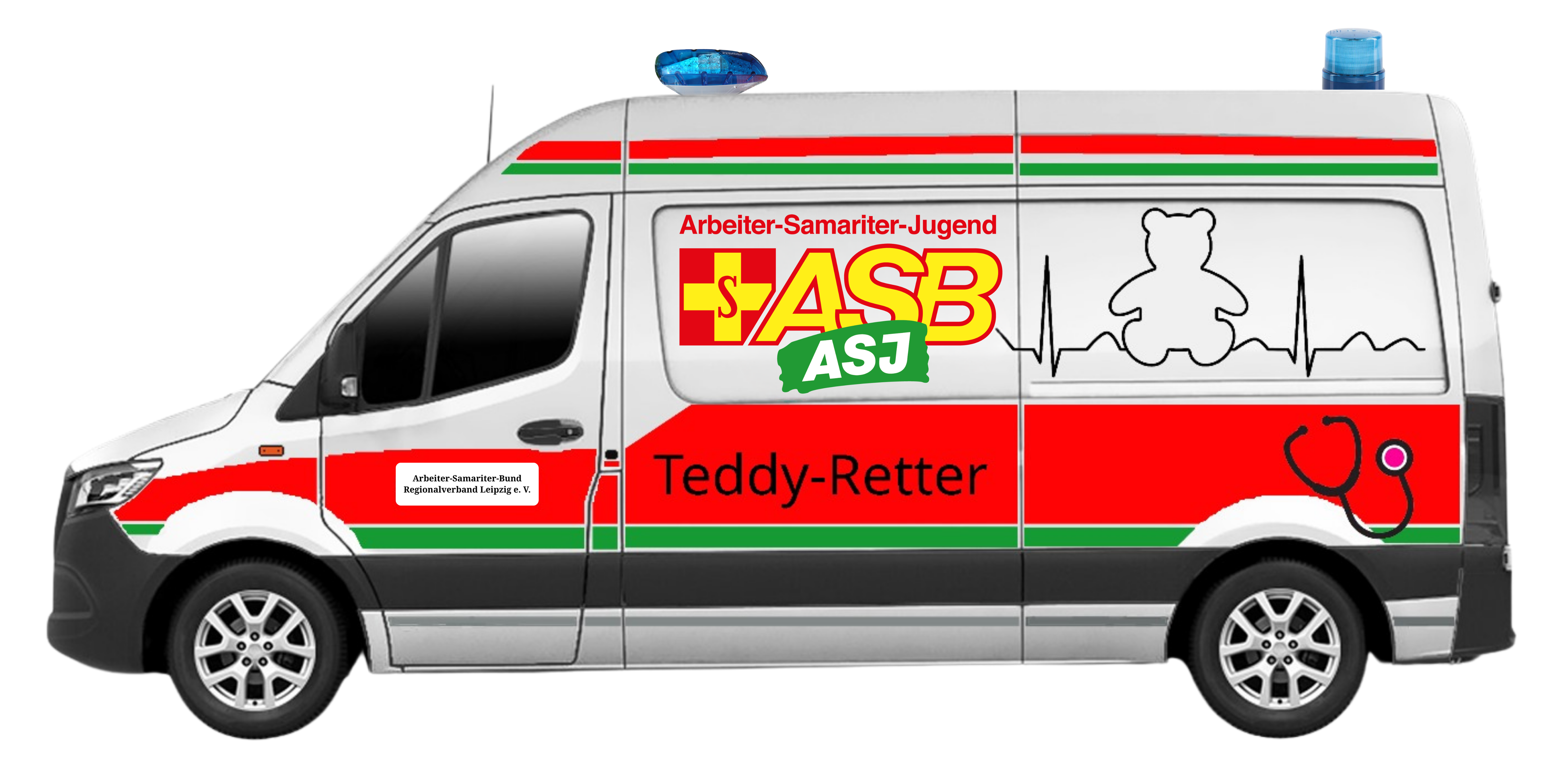 Der Teddy-Rettungswagen braucht Ihre Spende.