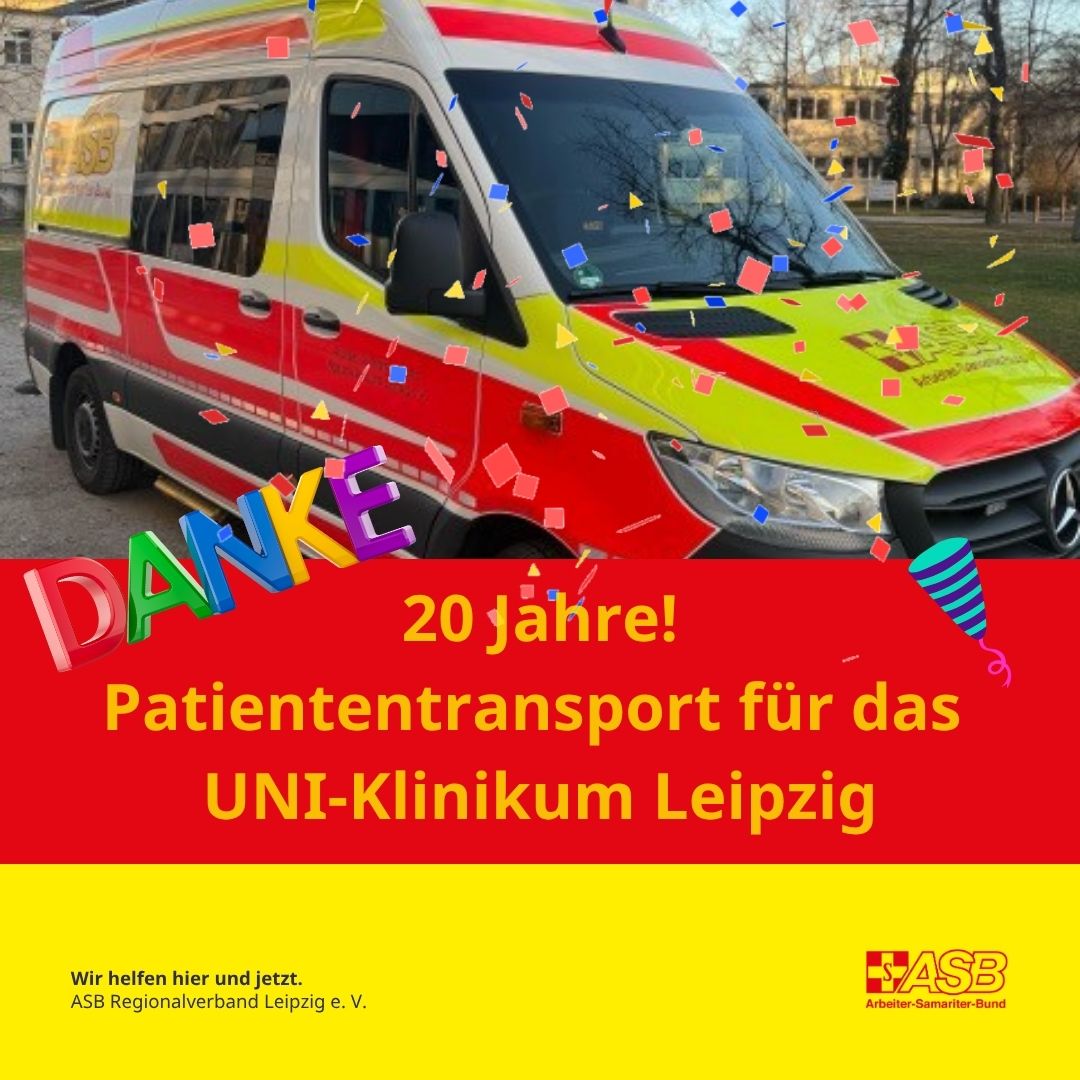 20 Jahre im Einsatz für das UNI-Klinikum Leipzig