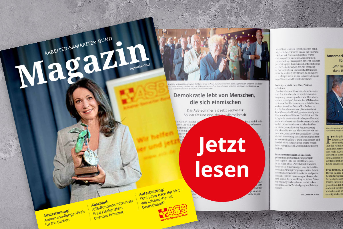 Das aktuelle ASB-Magazin ist erschienen – jetzt online lesen!