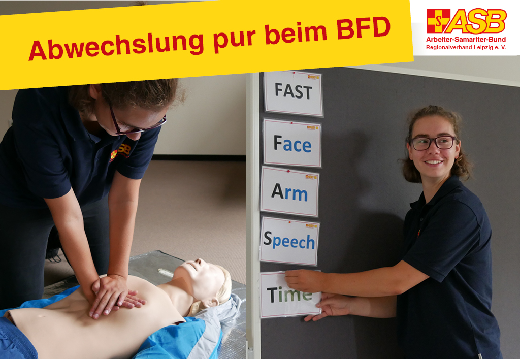 Abwechslung pur erlebte Frederike in ihrem BFD beim ASB Leipzig 
