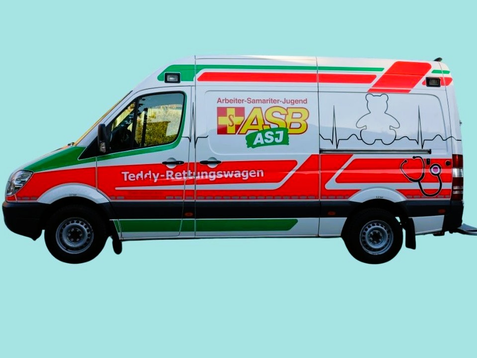 Unser neuer Teddy-Rettungswagen ist da!  