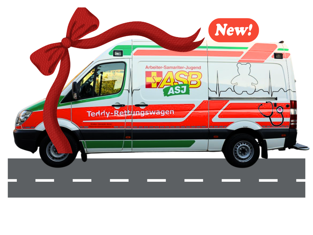 Unser neuer Teddy-Rettungswagen ist da!