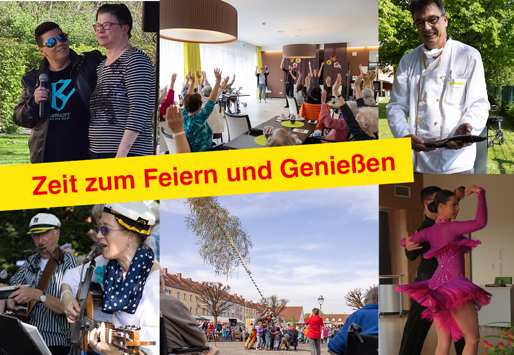 Lasst uns singen, tanzen und genießen!