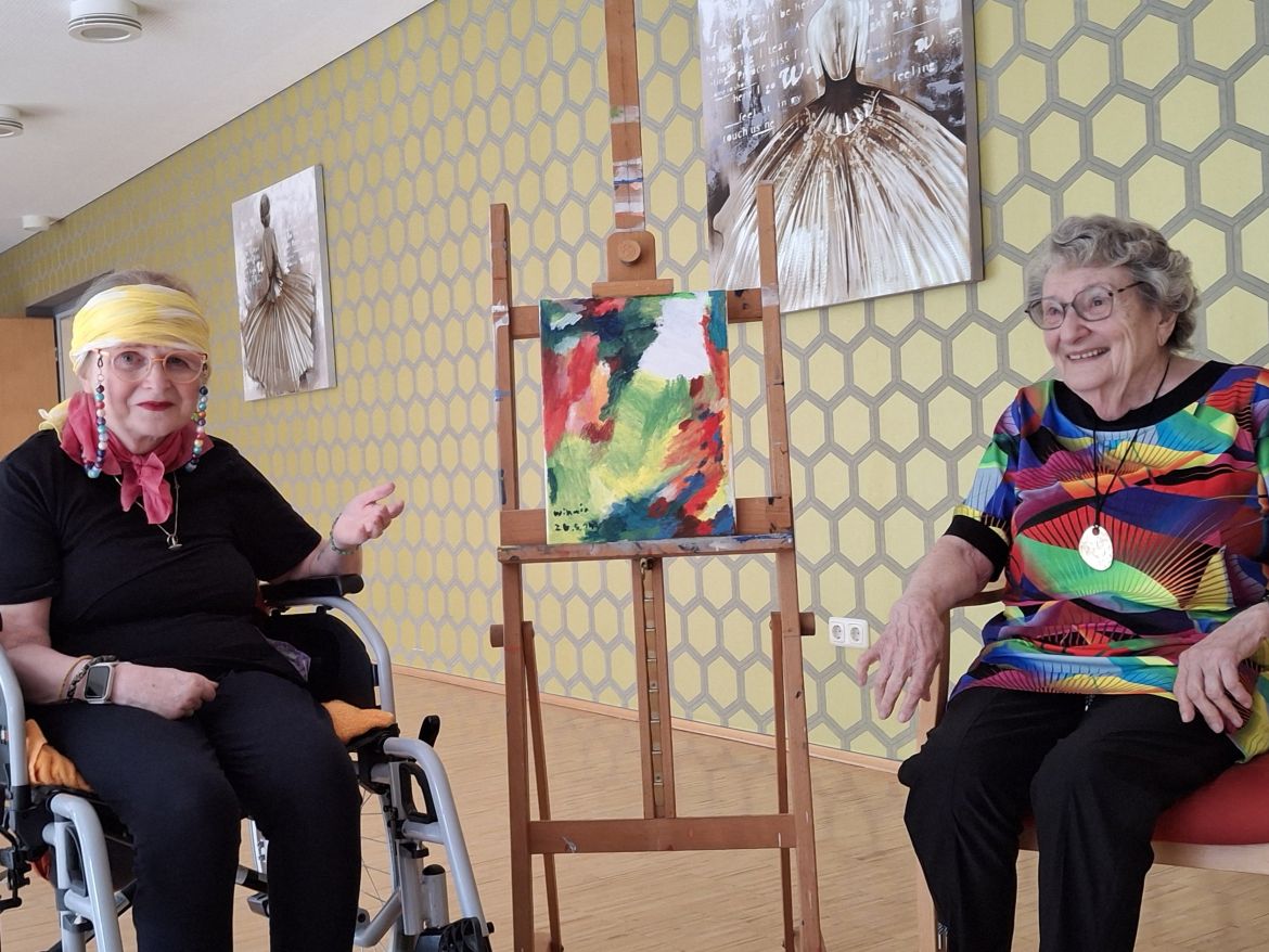 Winnie Zimdars und Frau Räche